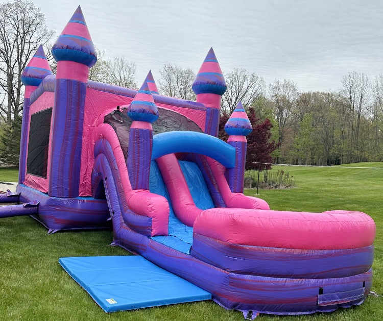 Wet/Dry Bounce House Slide Combos